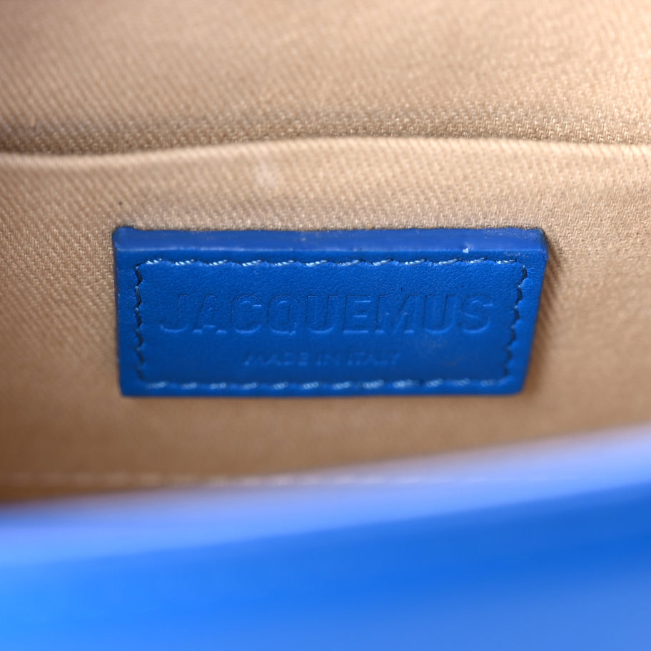 Jacquemus Smooth Calfskin Le Chiquito Moyen Bambino Blue Image 5