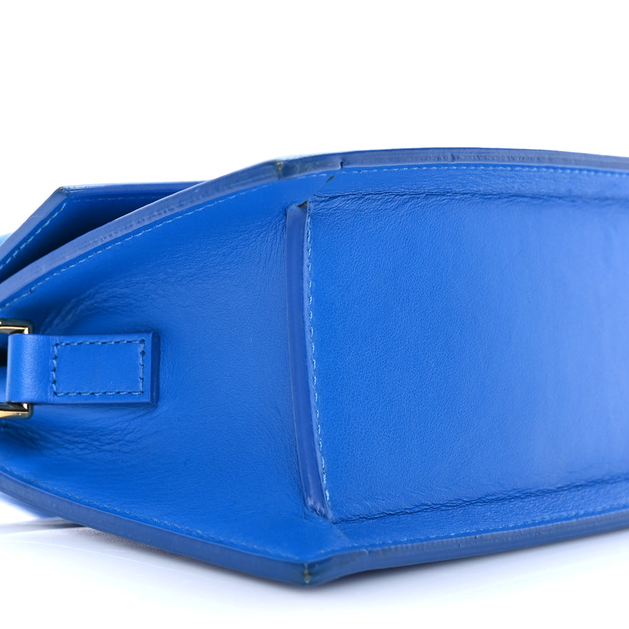 Jacquemus Smooth Calfskin Le Chiquito Moyen Bambino Blue Image 7