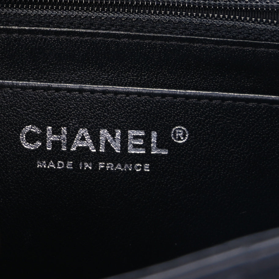 Chanel Lambskin Chevron Quilted Mini Square Flap  Black Image 5