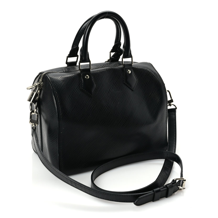 Louis Vuitton Epi Speedy Bandouliere 25 Black Image 2