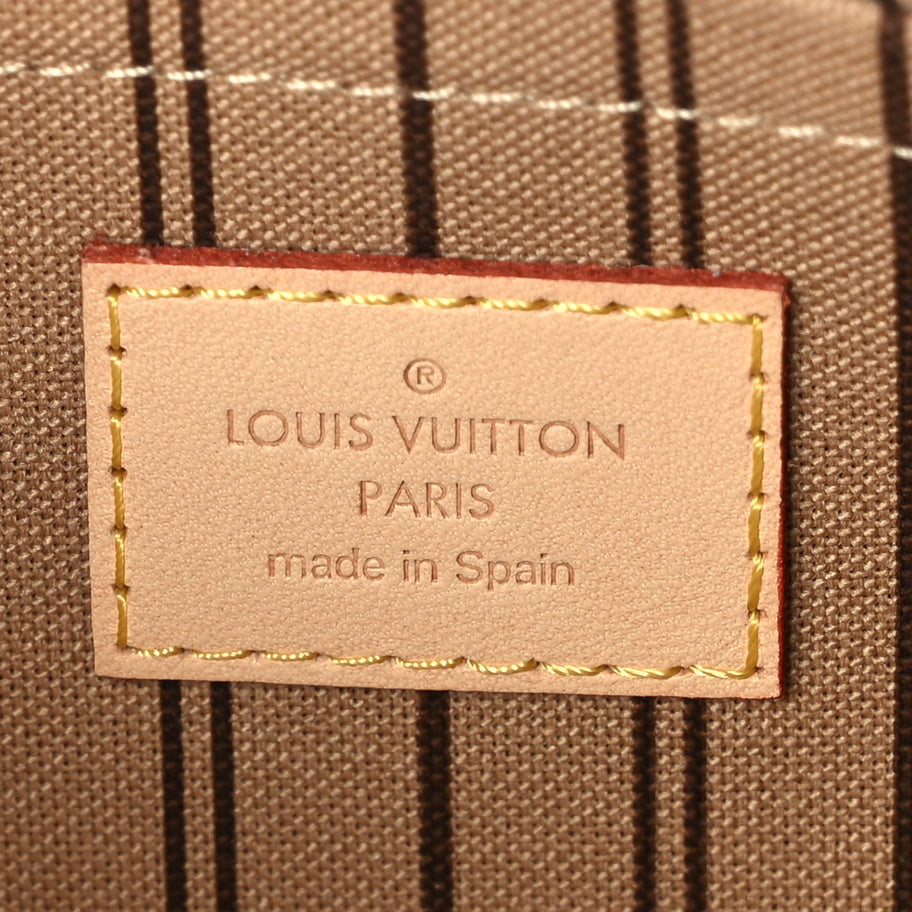Louis Vuitton Monogram Neverfull MM GM Pochette Image 5