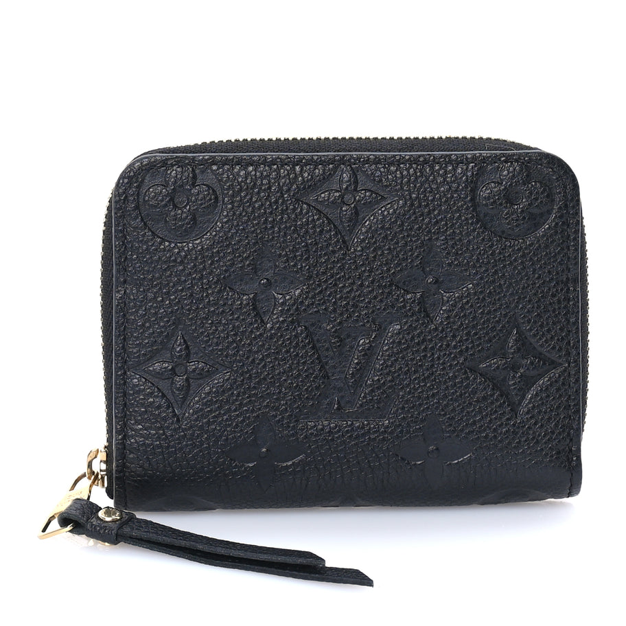 Louis Vuitton Empreinte Zippy Coin Purse  Black Image 1