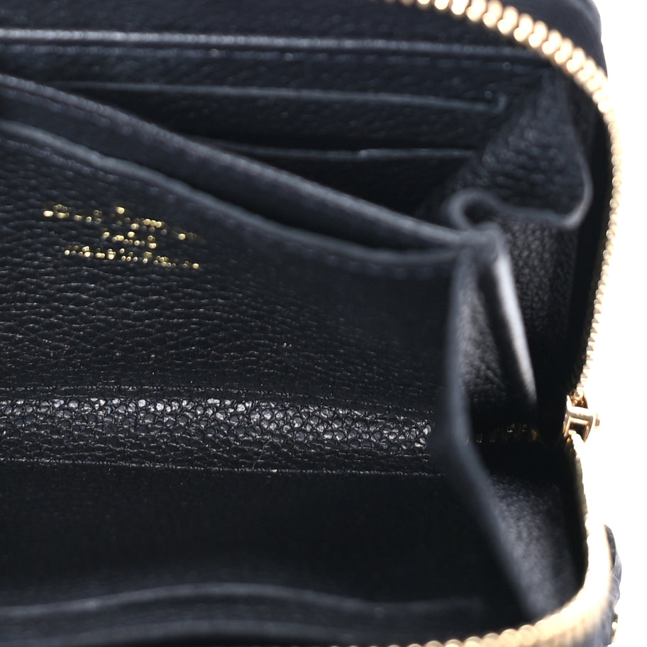 Louis Vuitton Empreinte Zippy Coin Purse  Black Image 6