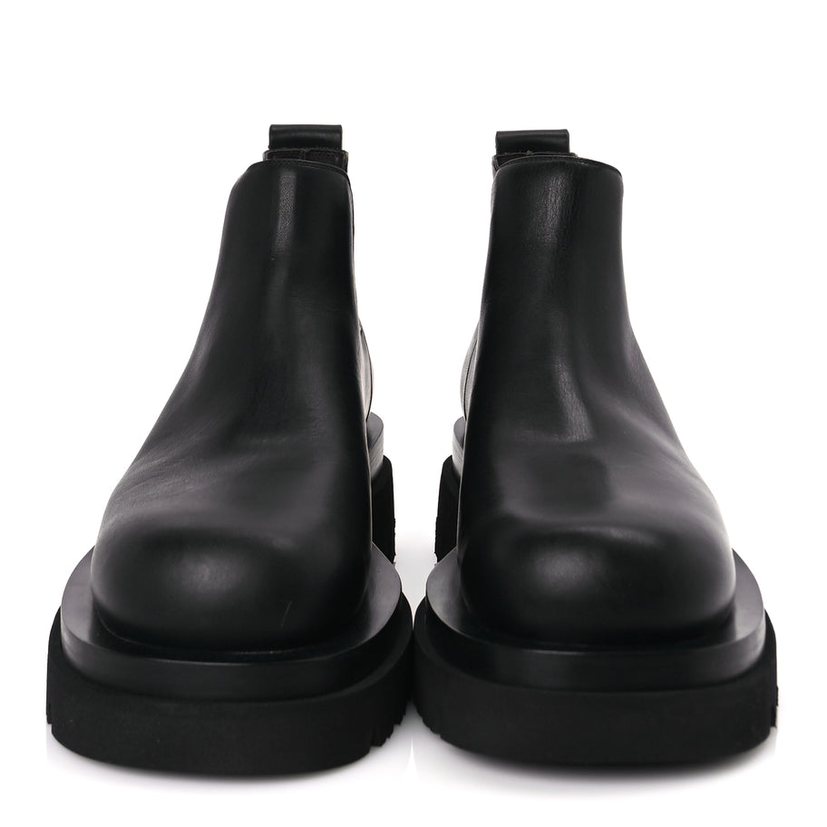 Bottega Veneta Calfskin The Lug Chelsea 55mm Cropped Boots 40 Black Image 3