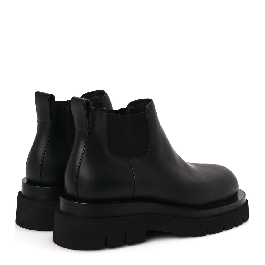 Bottega Veneta Calfskin The Lug Chelsea 55mm Cropped Boots 40 Black Image 5