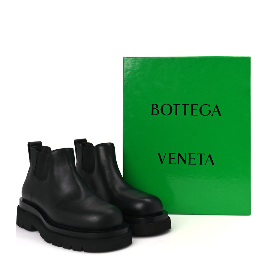 Bottega Veneta Calfskin The Lug Chelsea 55mm Cropped Boots 40 Black Image 10