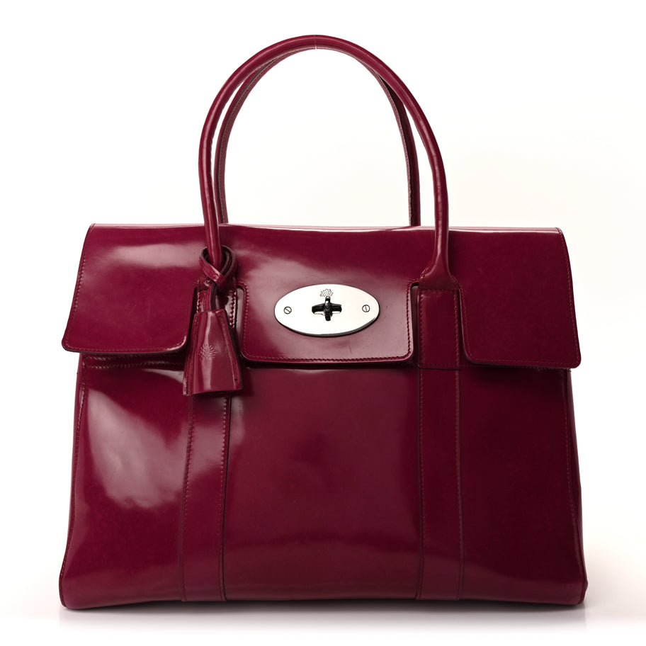 Mulberry Patent Bayswater  Purple Image 1