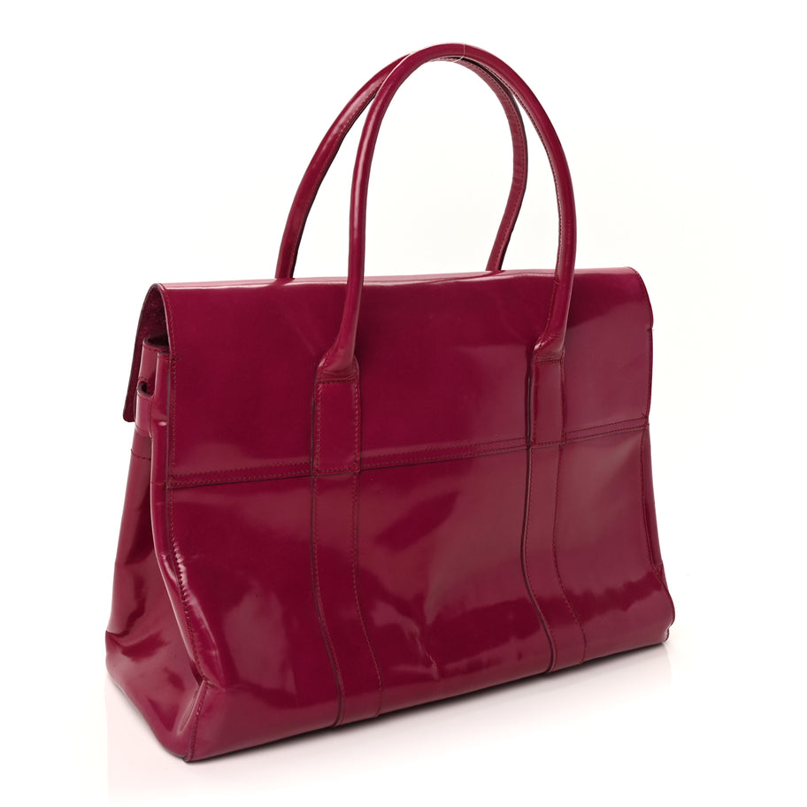 Mulberry Patent Bayswater  Purple Image 2