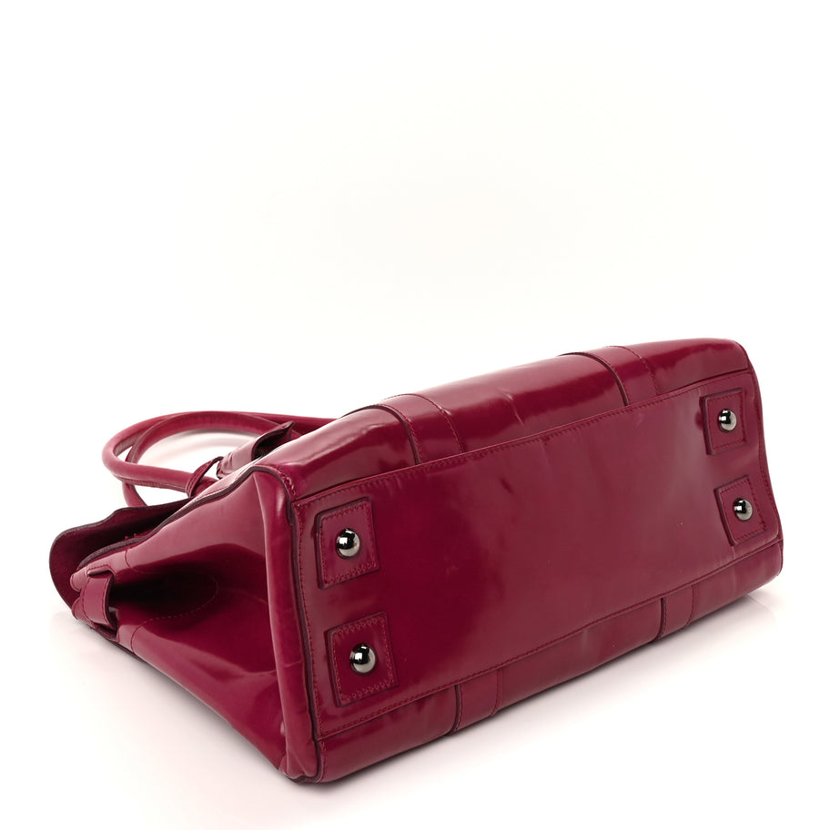 Mulberry Patent Bayswater  Purple Image 3