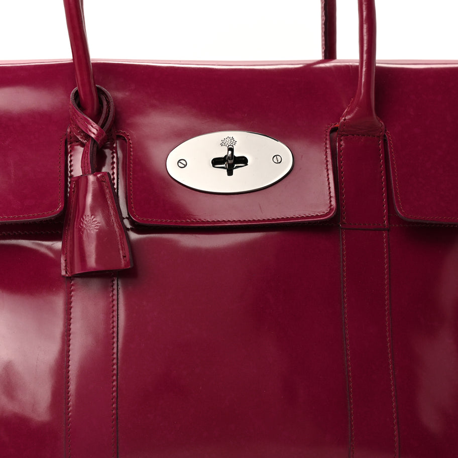 Mulberry Patent Bayswater  Purple Image 5