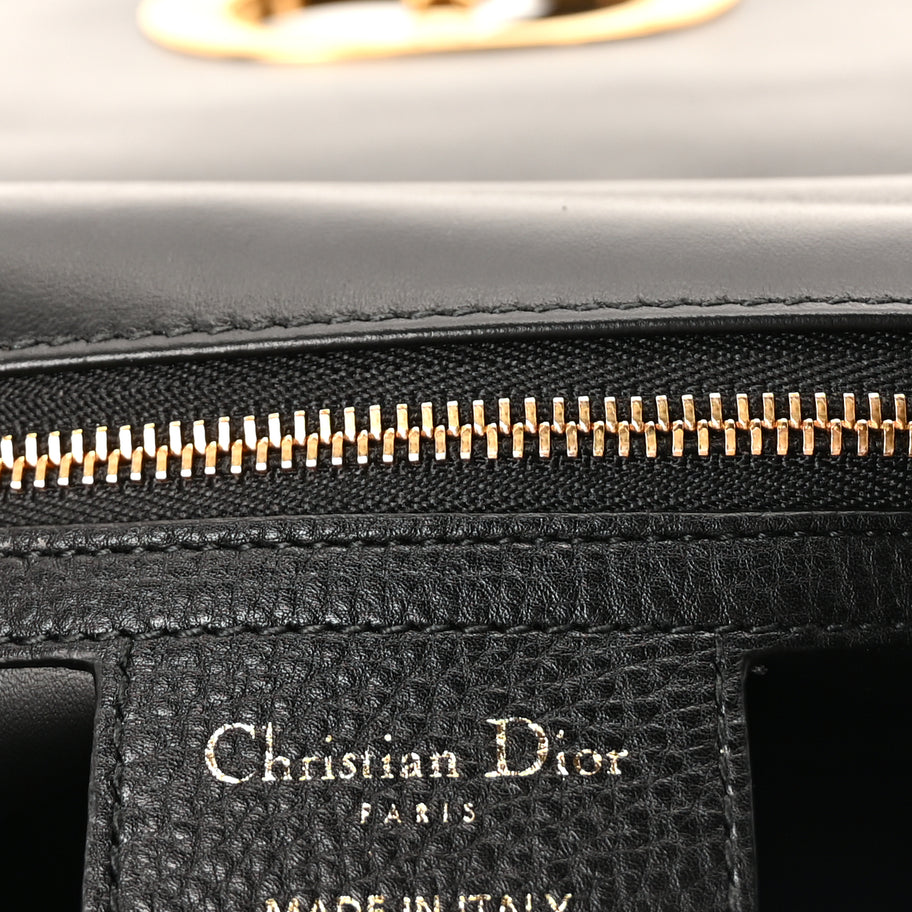 Christian Dior Calfskin Cannage Medium Caro Bag  Black Image 5