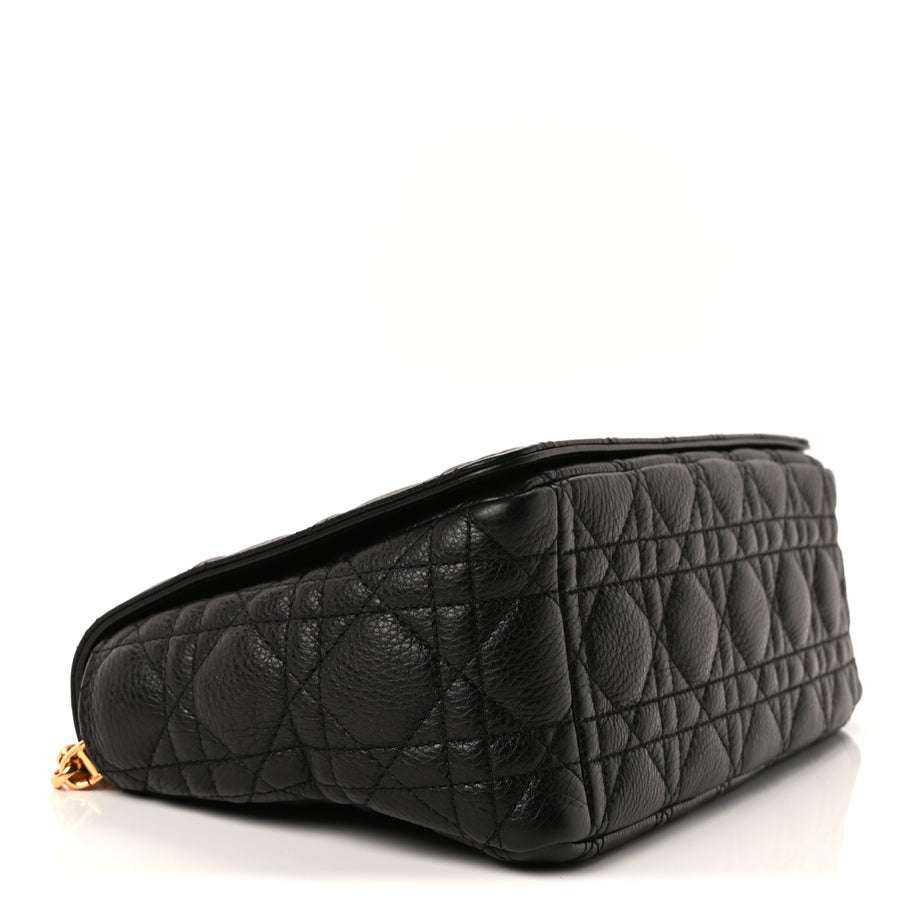 Christian Dior Calfskin Cannage Medium Caro Bag  Black Image 7