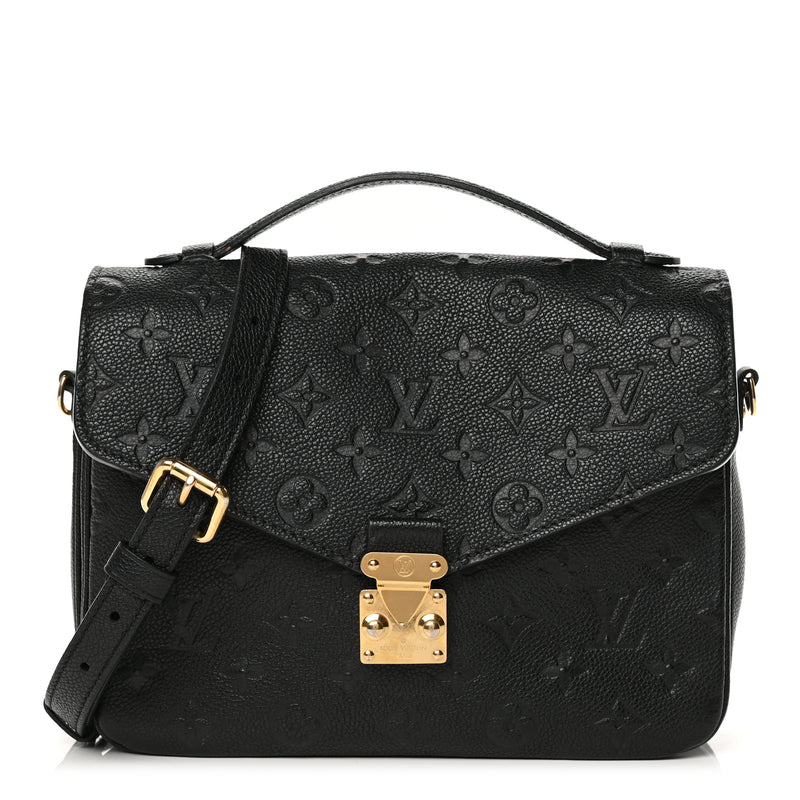 Louis Vuitton Empreinte Pochette Metis Black
