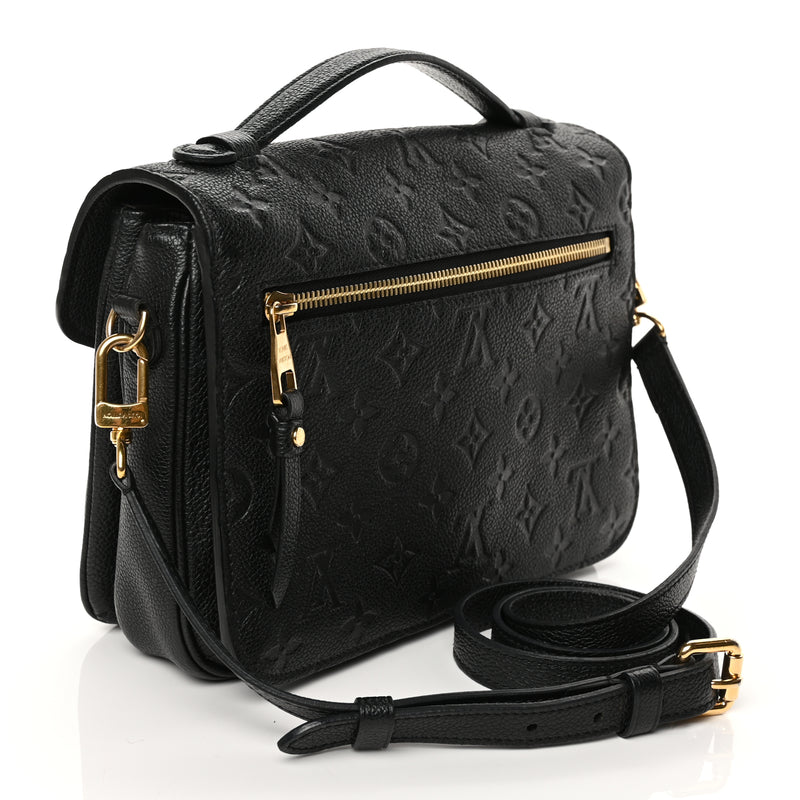  Louis Vuitton Empreinte Pochette Metis Black