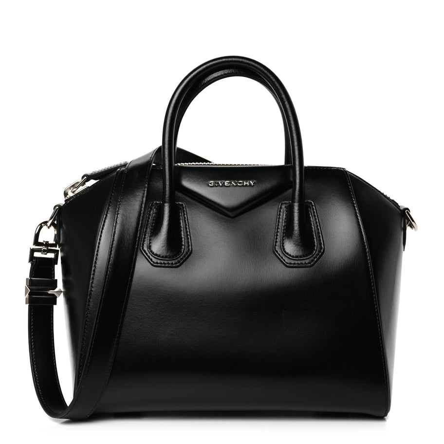 Givenchy Shiny Lord Calfskin Small Antigona Black Image 1