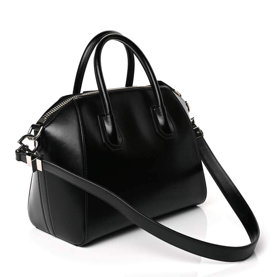 Givenchy Shiny Lord Calfskin Small Antigona Black Image 2