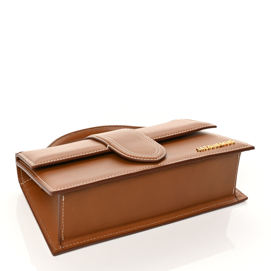 Jacquemus Smooth Calfskin Le Grand Bambino Light Brown Image 3