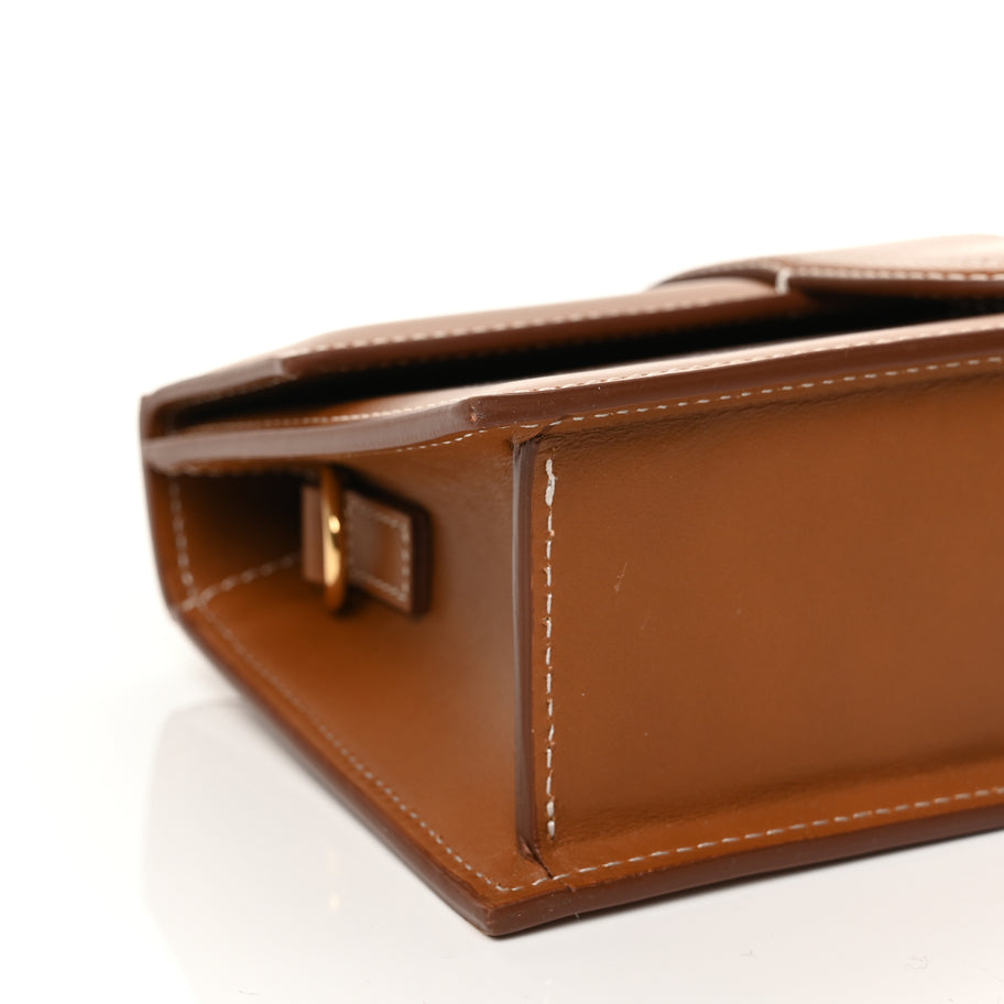 Jacquemus Smooth Calfskin Le Grand Bambino Light Brown Image 7