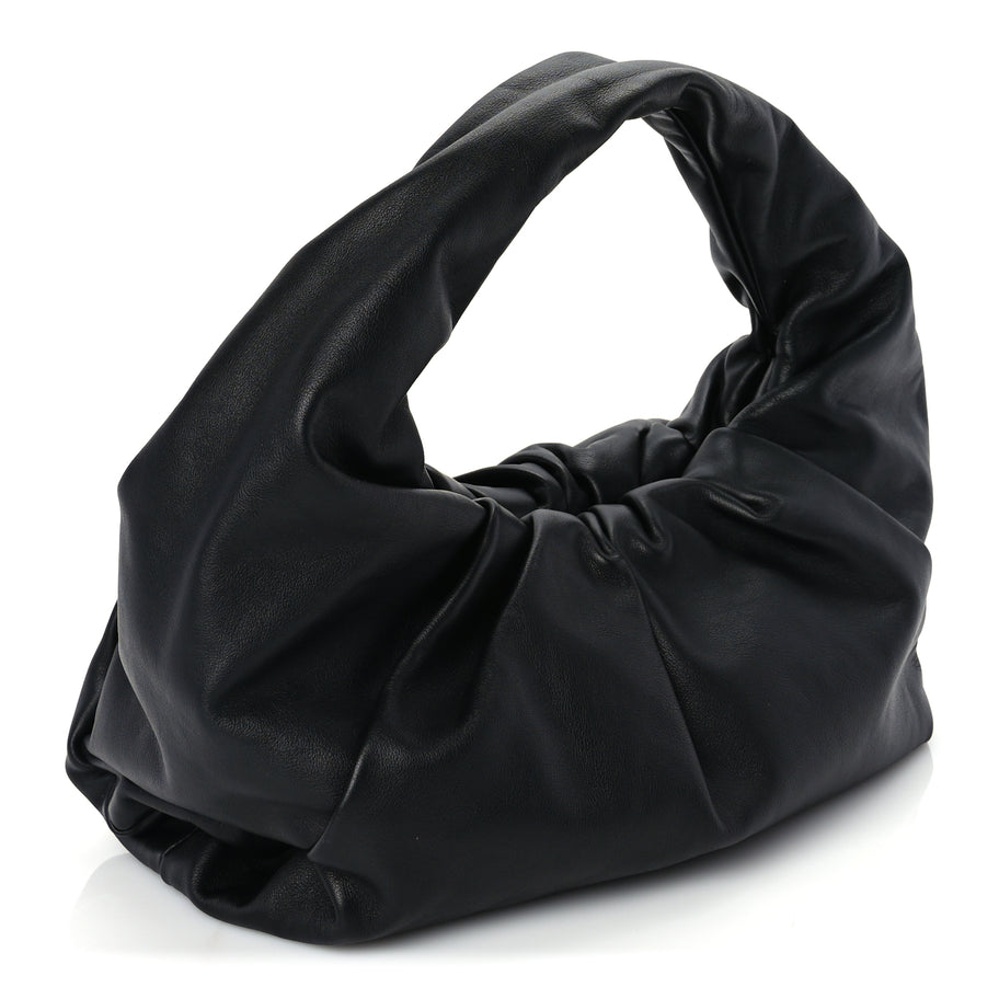 Bottega Veneta Smooth Butter Calfskin Small The Shoulder Pouch Black Image 2