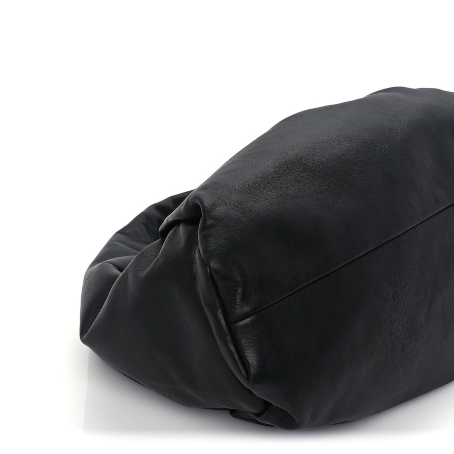 Bottega Veneta Smooth Butter Calfskin Small The Shoulder Pouch Black Image 7