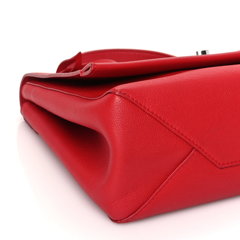 Louis Vuitton Soft Calfskin Lockme II Top Handle Rubis Image 7
