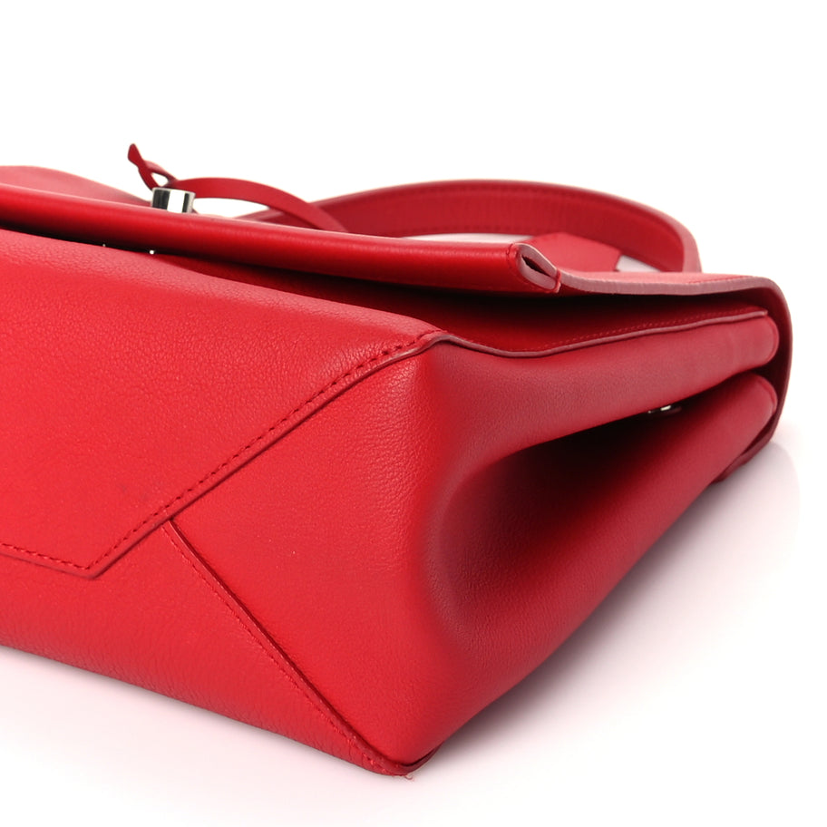 Louis Vuitton Soft Calfskin Lockme II Top Handle Rubis Image 8