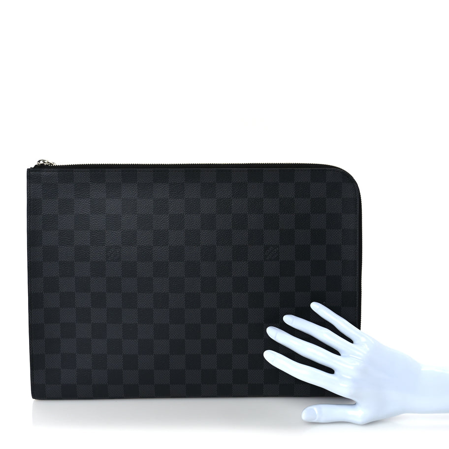 Louis Vuitton Damier Graphite Pochette Jour GM Image 2
