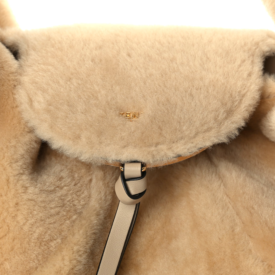 Fendi Shearling Spy Beige Image 7