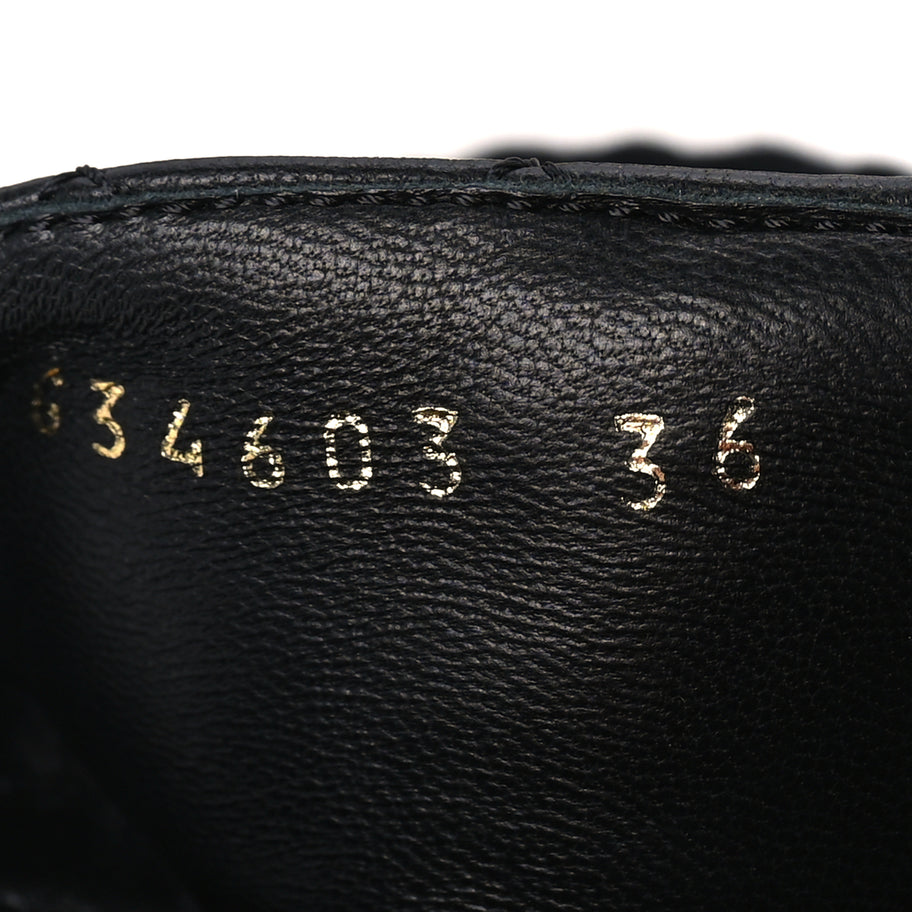 Chanel Cord Lambskin Quilted Logo Mules 36  Black Image 8