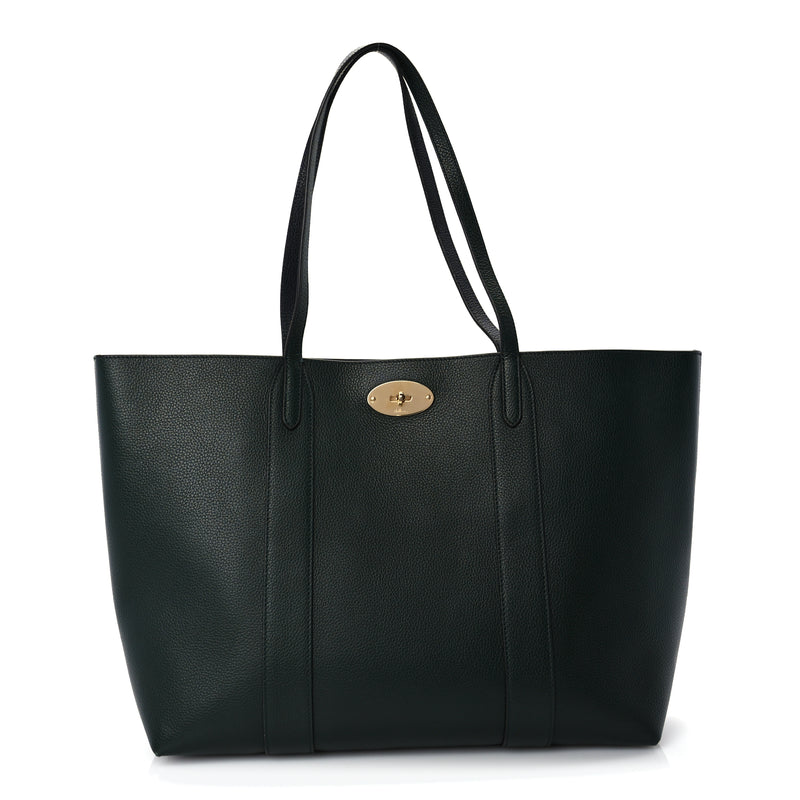  Mulberry Small Classic Grain Bayswater Tote Mulberry  Green