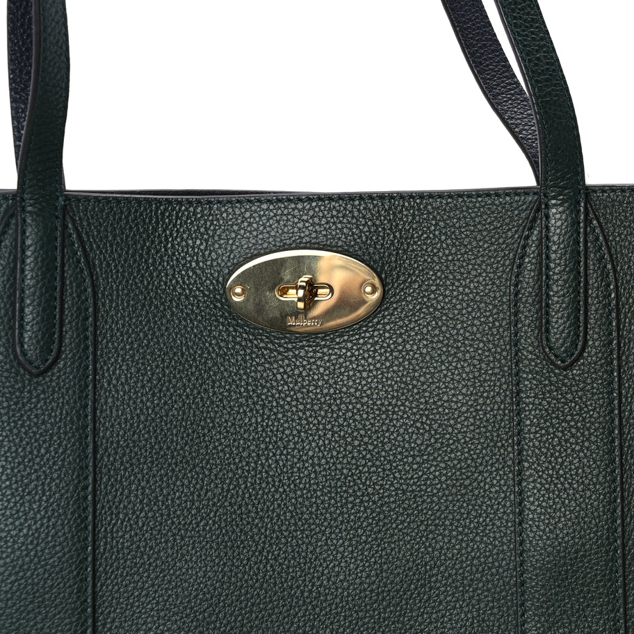 Mulberry Small Classic Grain Bayswater Tote Mulberry  Green Image 7