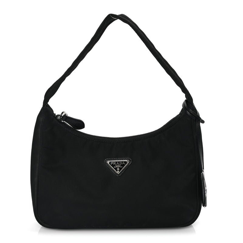  Prada Tessuto Nylon Mini Re-Edition 2000 Bag Black
