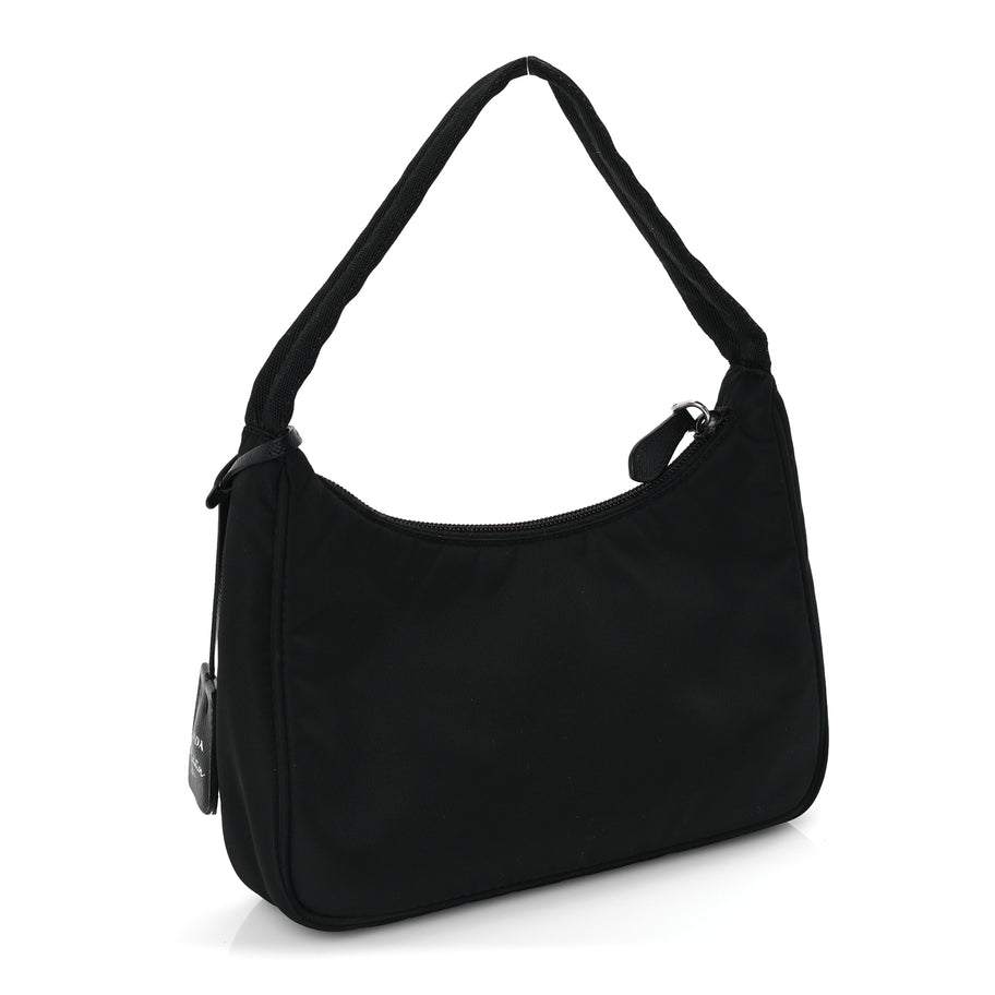 Prada Tessuto Nylon Mini Re-Edition 2000 Bag Black Image 2