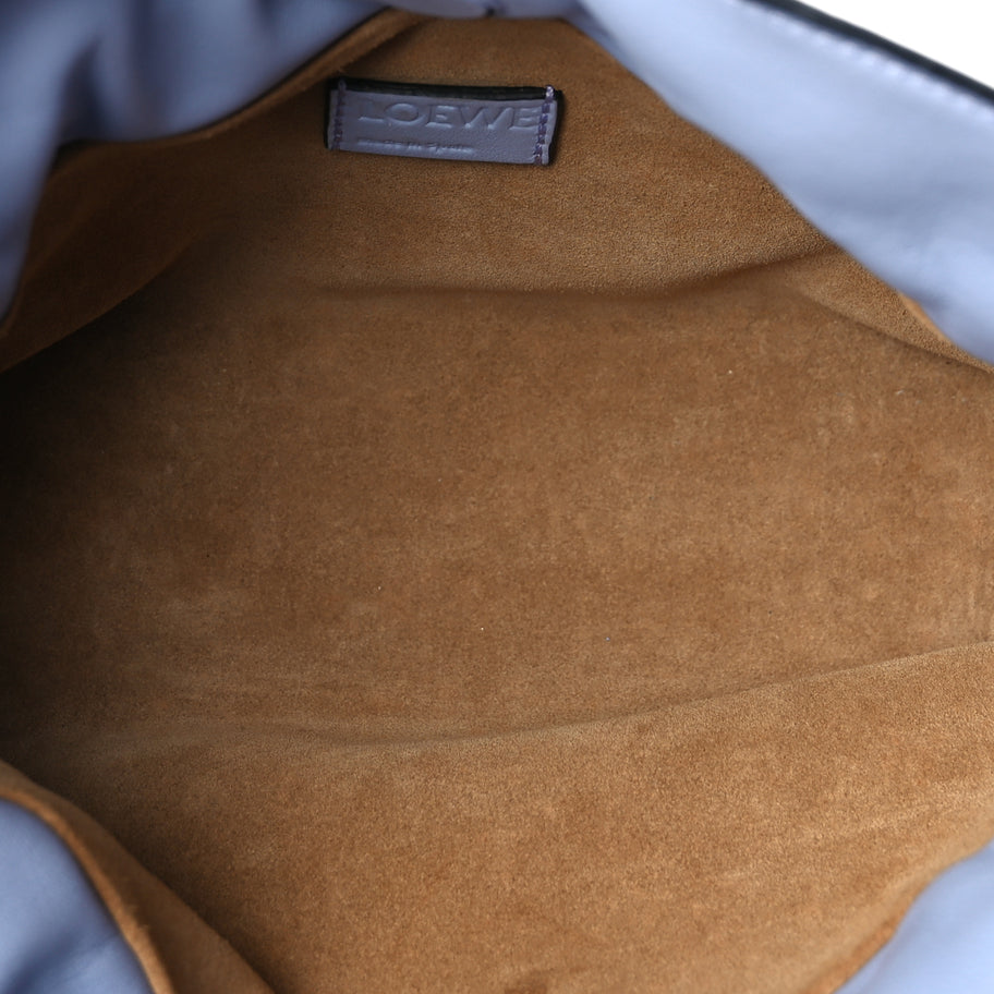 Loewe Calfskin Mini Flamenco Knot Bag Indigo Tan Image 4