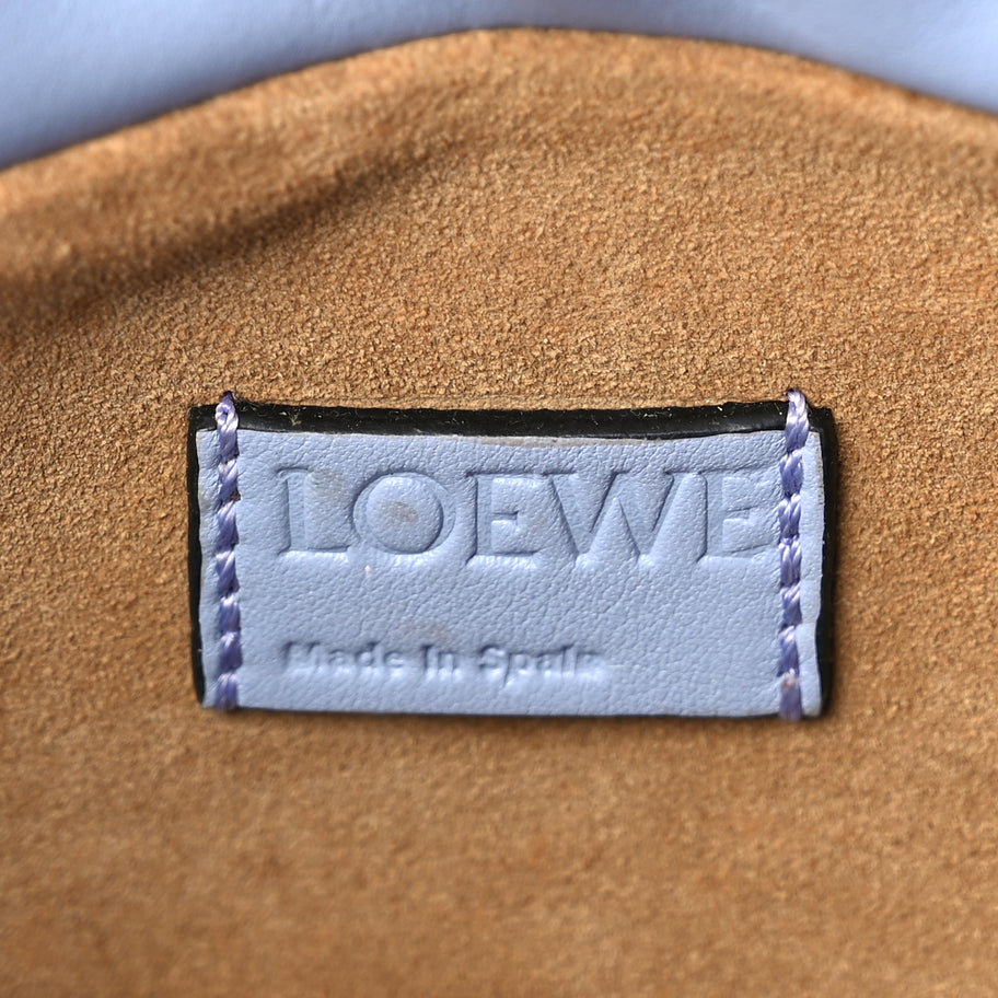 Loewe Calfskin Mini Flamenco Knot Bag Indigo Tan Image 5