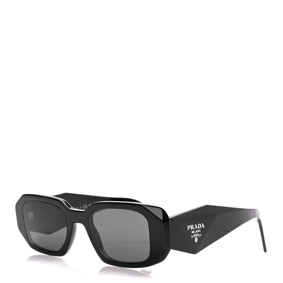 Prada Acetate Symbole Sunglasses SPR 17W Black Image 1