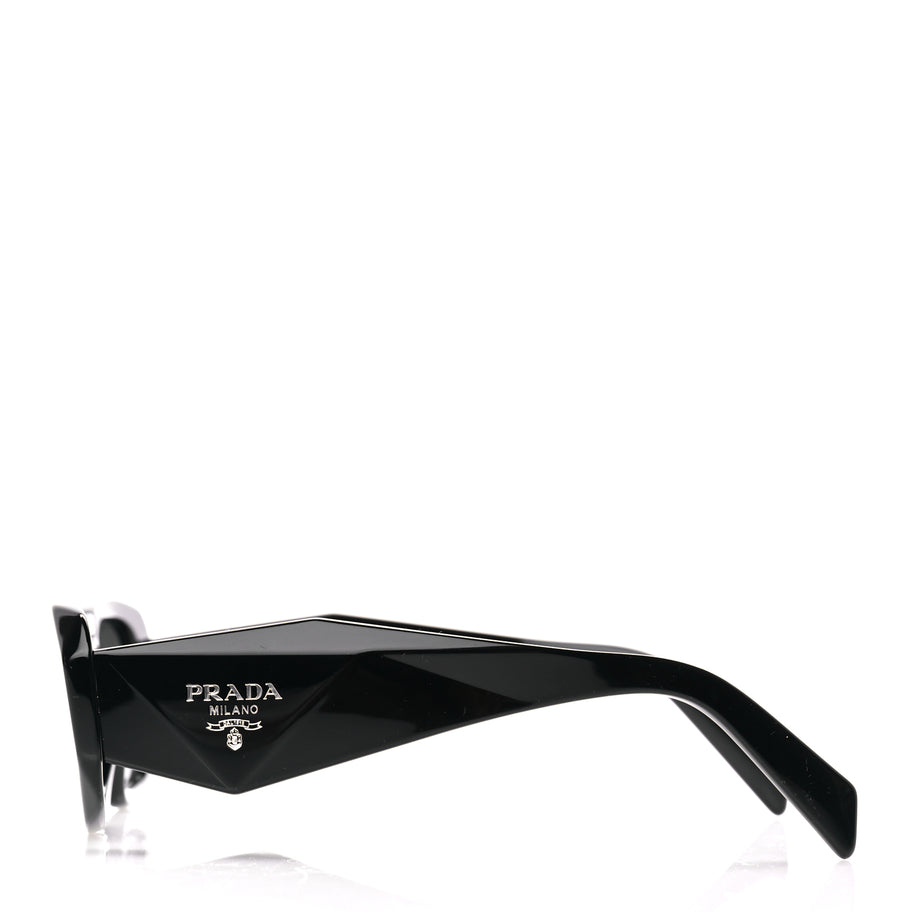 Prada Acetate Symbole Sunglasses SPR 17W Black Image 3