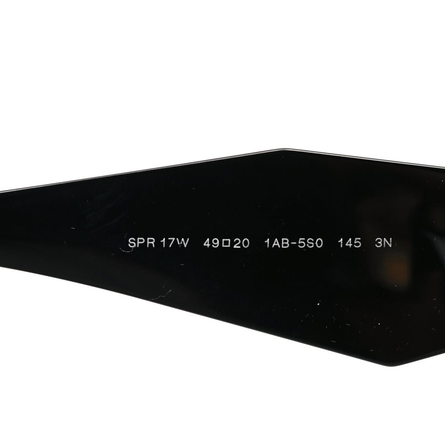 Prada Acetate Symbole Sunglasses SPR 17W Black Image 5
