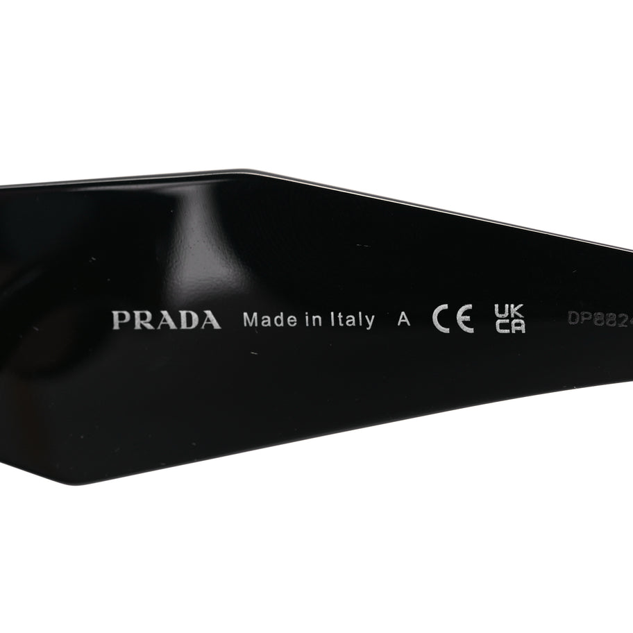 Prada Acetate Symbole Sunglasses SPR 17W Black Image 6