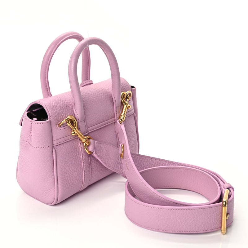  Mulberry Small Classic Grain Mini Bayswater Lilac Blossom Lilac Blossom