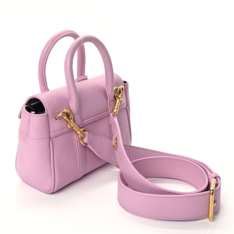 Mulberry Small Classic Grain Mini Bayswater Lilac Blossom Lilac Blossom Image 2