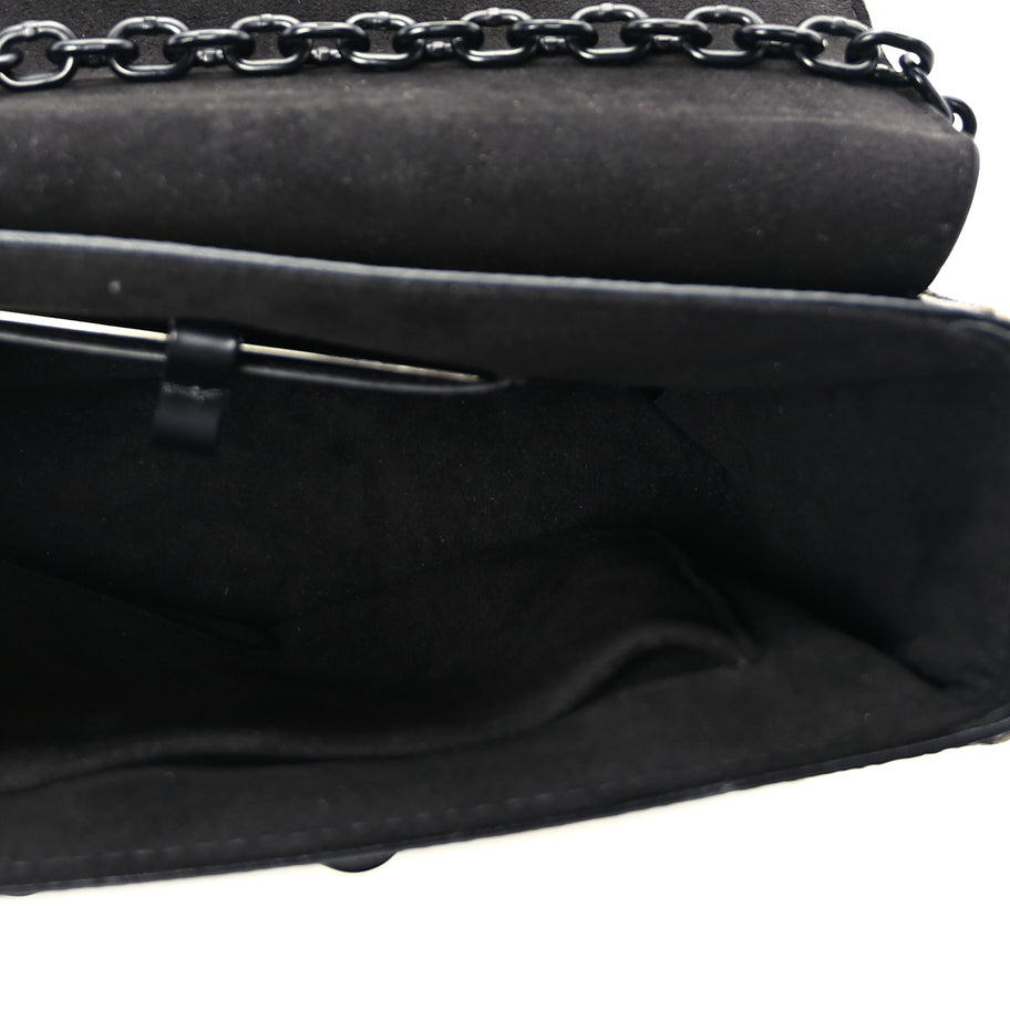 Louis Vuitton Calfskin Wild Animal Print Twist Shoulder Bag MM Marron Image 4