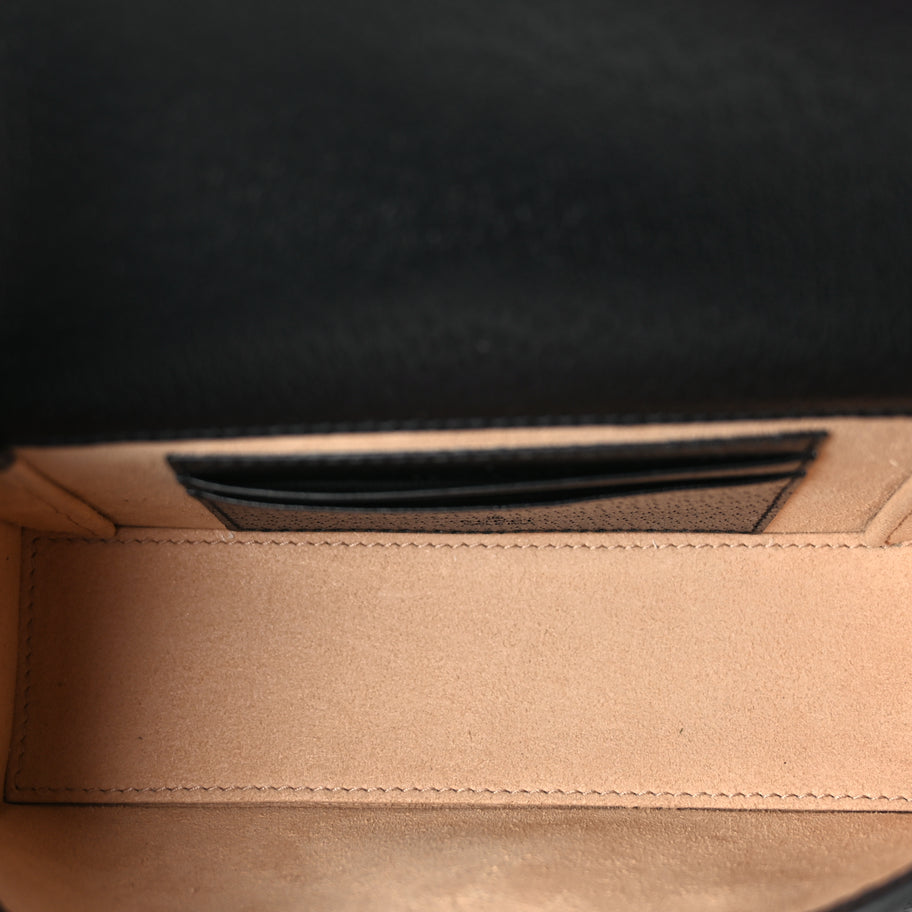 Gucci Calfskin Horsebit 1955 Shoulder Bag Black Image 4