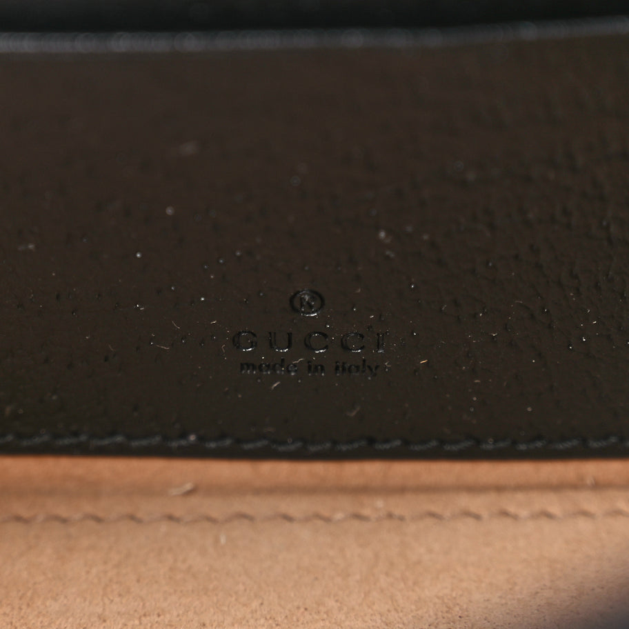 Gucci Calfskin Horsebit 1955 Shoulder Bag Black Image 5