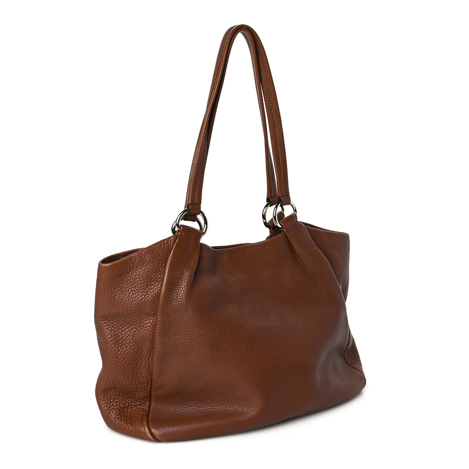 Prada Vitello Daino Hobo Nocciolo Image 2