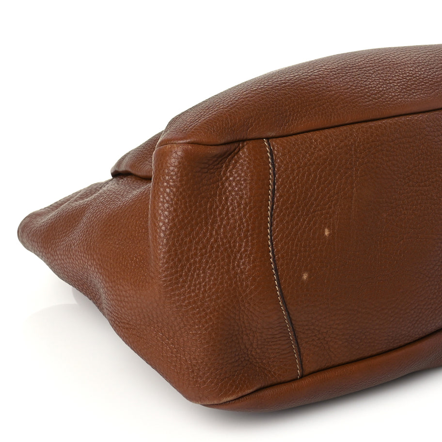 Prada Vitello Daino Hobo Nocciolo Image 8