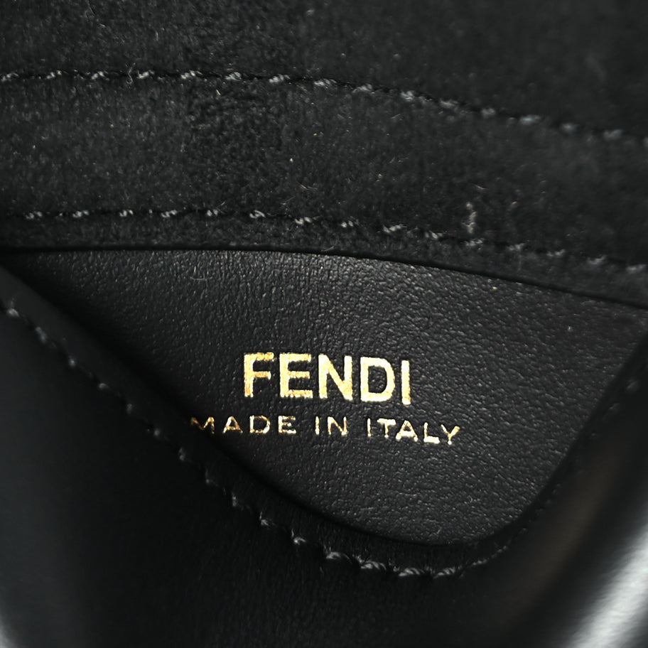 Fendi Calfskin Multi Pocket Belt  Black Image 6