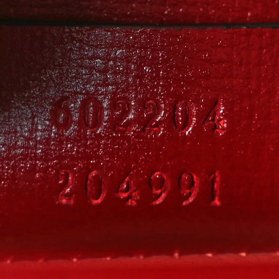 Gucci GG Supreme Monogram Azalea Calfskin Horsebit 1955 Shoulder Bag Beige Ebony New Cherry Red Image 6