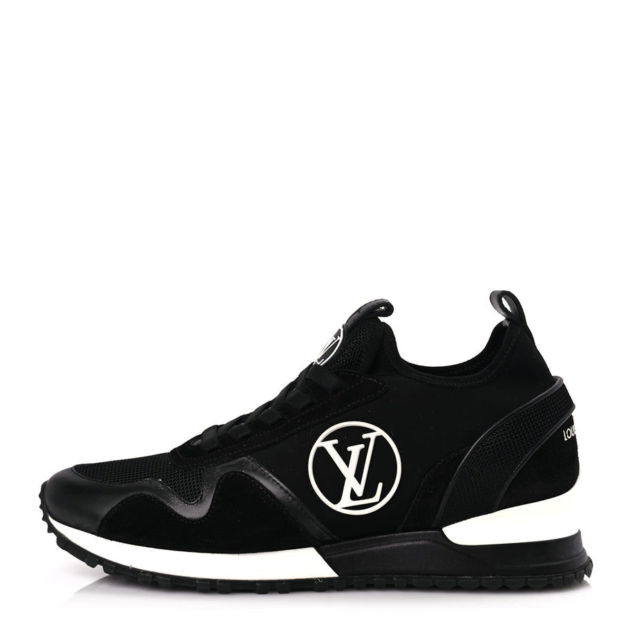 Louis Vuitton Calfskin Run Away Sneakers 38 Black Image 1