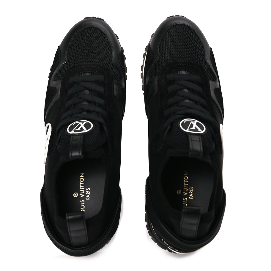 Louis Vuitton Calfskin Run Away Sneakers 38 Black Image 2